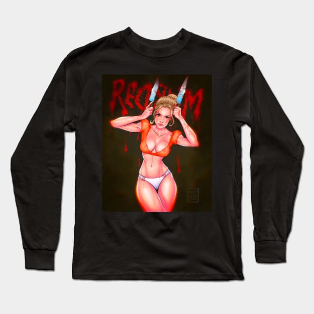 Britney Knives Long Sleeve T-Shirt by Made In Kush